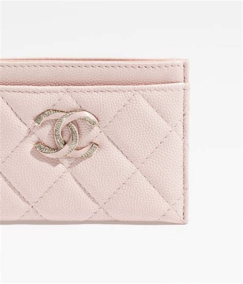 chanel mini card holder|chanel card holder women.